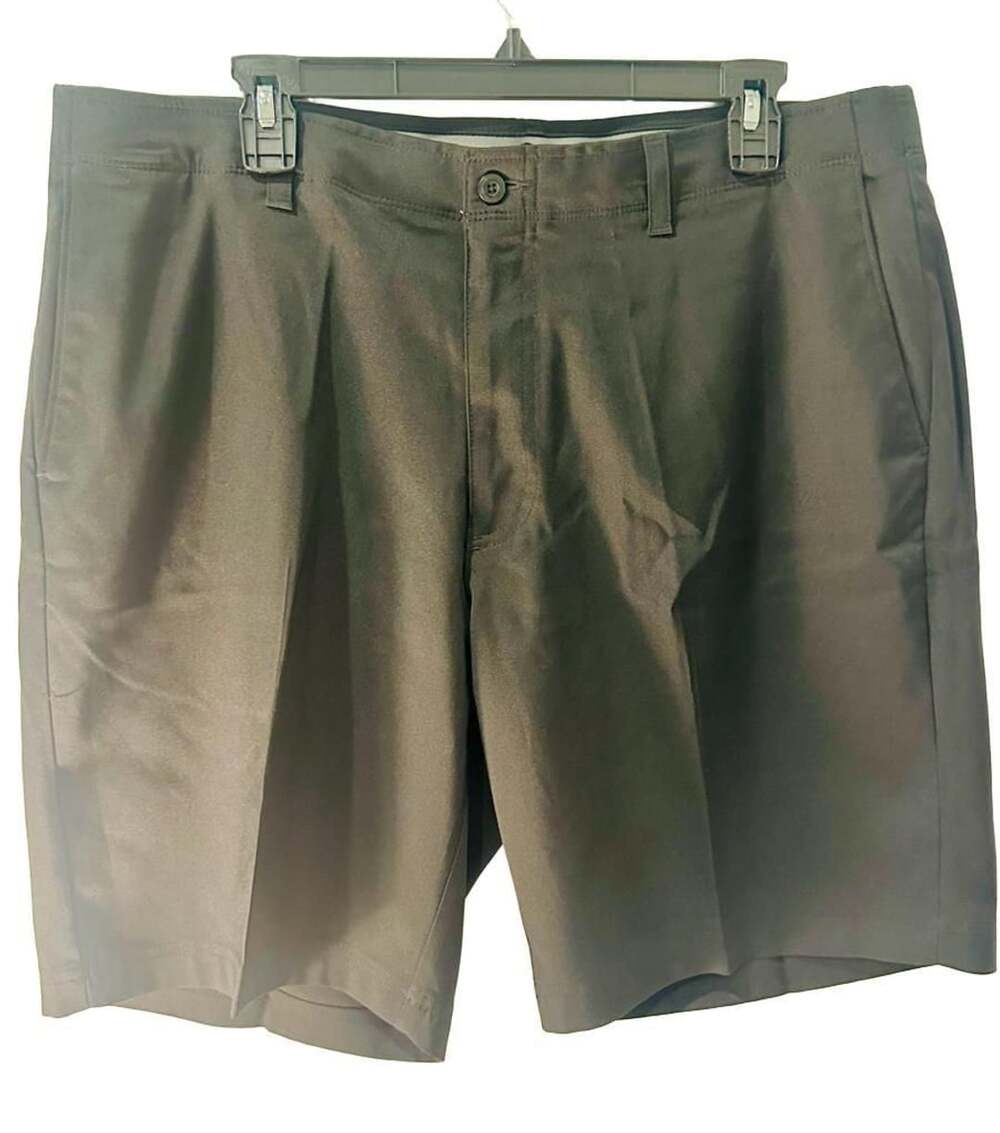 PRO TOUR Men's Golf Shorts Size 38 Black Polyester Elastane